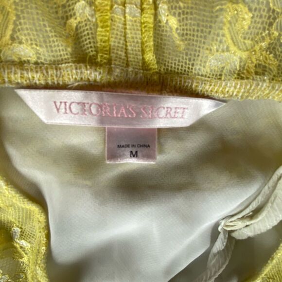 Victorias Secret 2007 White and Yellow Baby Doll Size M - Picture 7 of 8